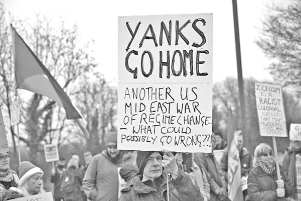 যুদ্ধবিরোধী বিক্ষোভ