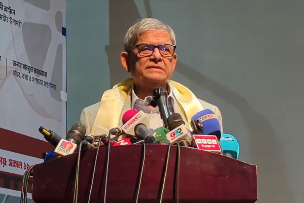 ফ্যাসিস্ট হাসিনা বিদেশে বসে বাংলাদেশকে অস্থিতিশীল করার চেষ্টা করছেন: মির্জা ফখরুল