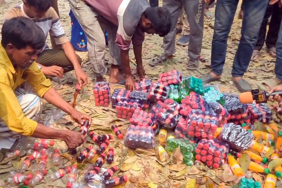 রংপুরে বিপুল পরিমাণ চিপস ও কোমল পানীয় জব্দ