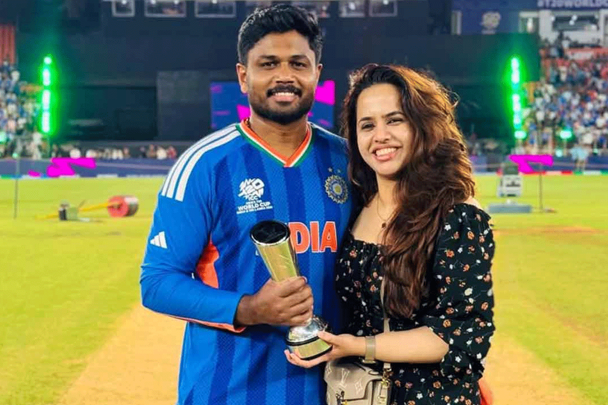 বিশ্বকাপ জেতার পর স্ত্রীকে প্রেমপত্র সঞ্জুর