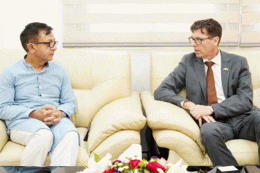 শিল্পমন্ত্রীর সঙ্গে নরওয়ে রাষ্ট্রদূতের সৌজন্য সাক্ষাৎ