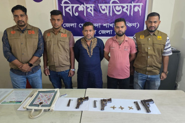 কেরানীগঞ্জে বিদেশি পিস্তলসহ গ্রেপ্তার ২