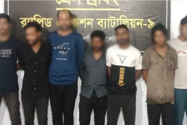 সিলেটে র‌্যাবের চিরুণী অভিযানে ১৬ ছিনতাইকারী আটক