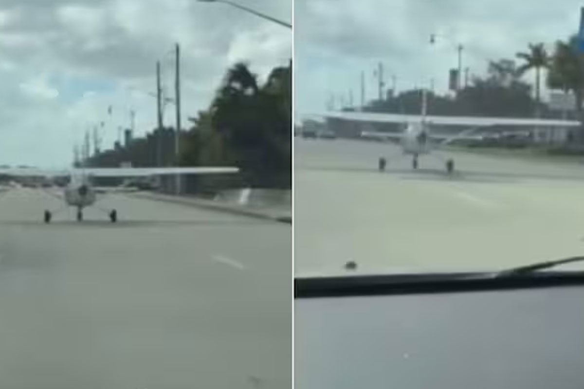 মাঝ আকাশে আকস্মিক বিপদ, সড়কে নামল উড়োজাহাজ