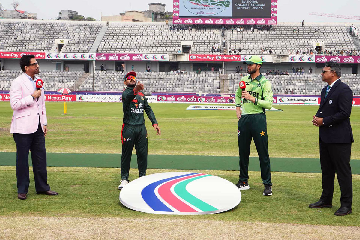 পাকিস্তানের বিপক্ষে টসে জিতে ফিল্ডিংয়ে বাংলাদেশ