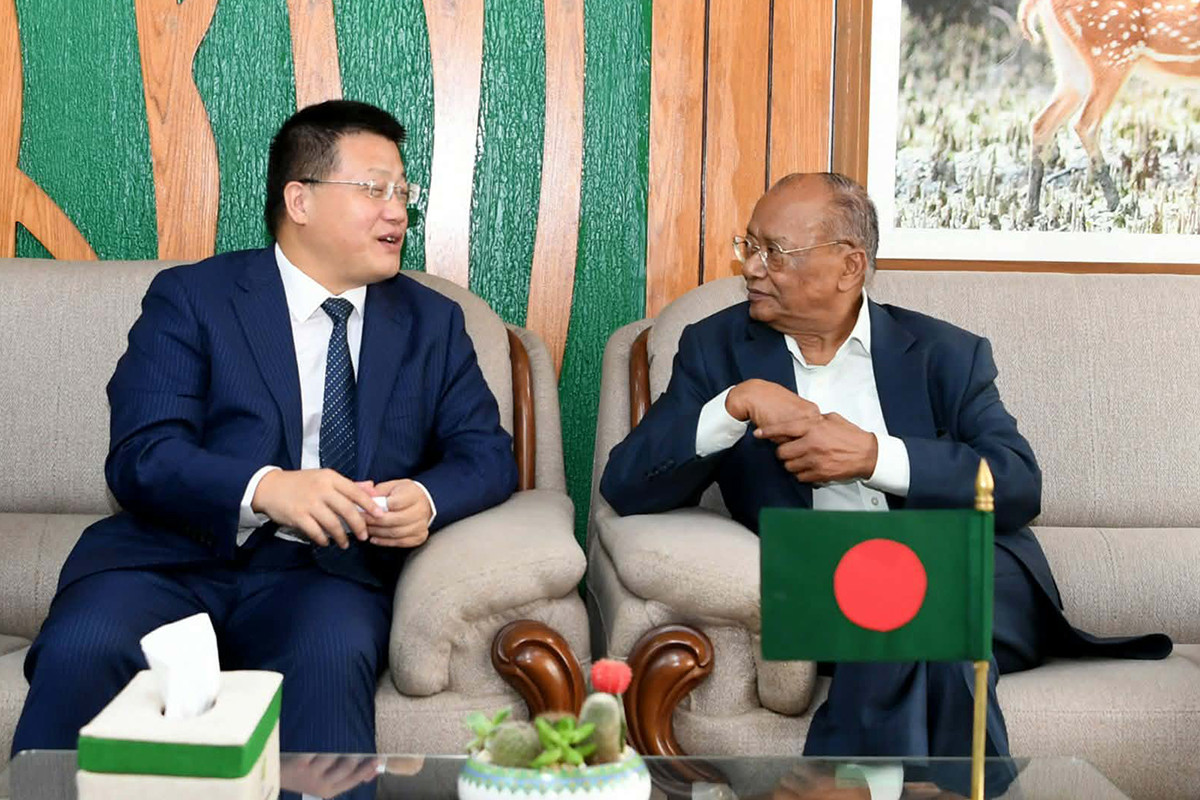 পরিবেশ মন্ত্রীর সঙ্গে চীনের রাষ্ট্রদূতের সাক্ষাৎ