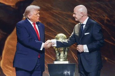 বিশ্বকাপে ইরানকে স্বাগত জানাবেন ট্রাম্প: ফিফা সভাপতি