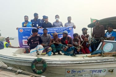 চাঁদপুরে ভ্রাম্যমাণ আদালতে ১৪ জেলের কারাদণ্ড