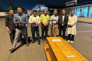 দেশে এলো মালদ্বীপে আগুনে নিহত ১ বাংলাদেশির মরদেহ