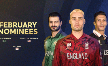 ফেব্রুয়ারির সেরা পুরুষ খেলোয়াড়ে নাম নেই ভারতের