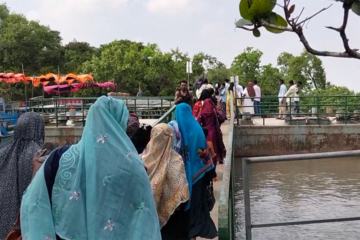 ঈদের ছুটিতে সুন্দরবনে পর্যটকদের ঢল