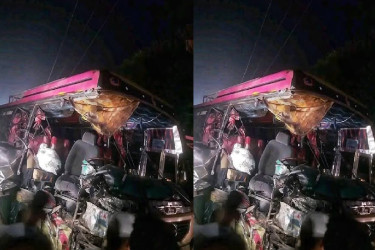 কিশোরগঞ্জে দুই বাসের সংঘর্ষে আহত ২০