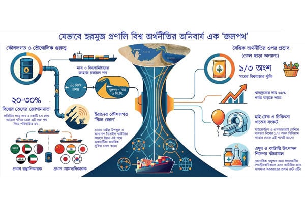 পৃথিবী থমকে দেওয়া হরমুজ প্রণালি