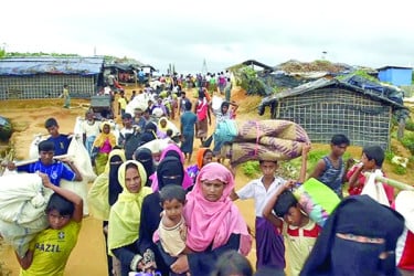 রোহিঙ্গাদের সহায়তা আরও তলানিতে
