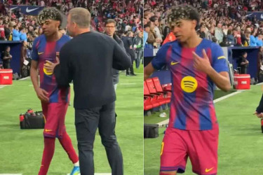 অ্যাতলেটিকোর বিপক্ষে জয় পেয়েও ক্ষুব্ধ ইয়ামাল