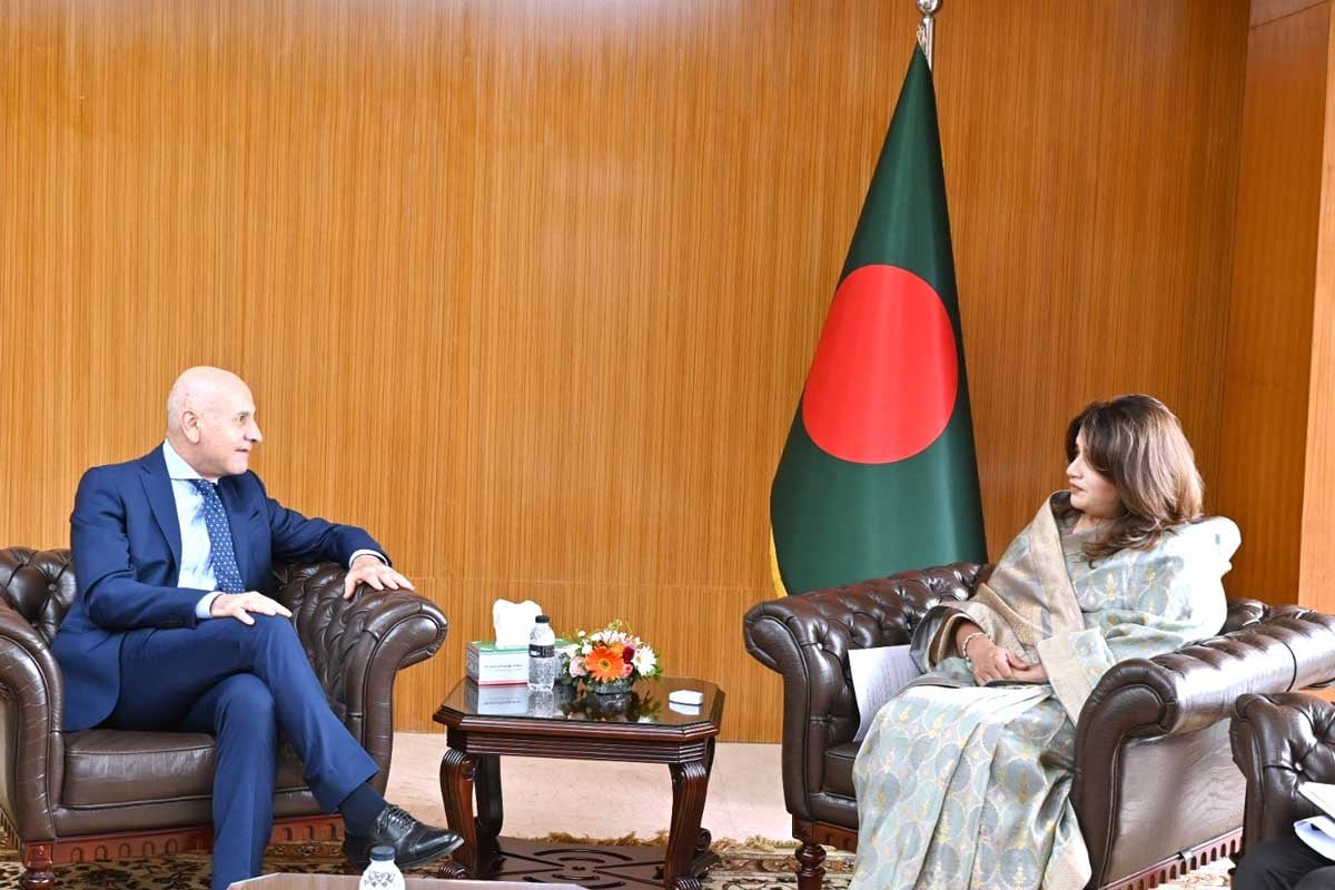 পররাষ্ট্র প্রতিমন্ত্রীর সঙ্গে ইতালির রাষ্ট্রদূতের সৌজন্য সাক্ষাৎ