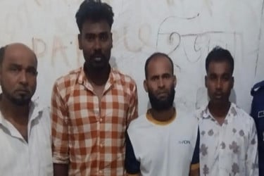 ভাঙ্গায় জুয়া খেলার সময় ৪ ব্যক্তি গ্রেফতার
