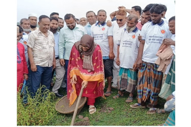 আখাউড়ায় খাল খনন কর্মসূচি শুরু