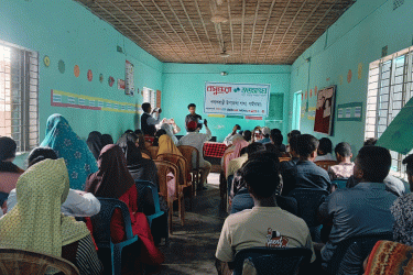গাইবান্ধায় হামের প্রাদুর্ভাব রোধে বসুন্ধরা শুভসংঘের আলোচনা