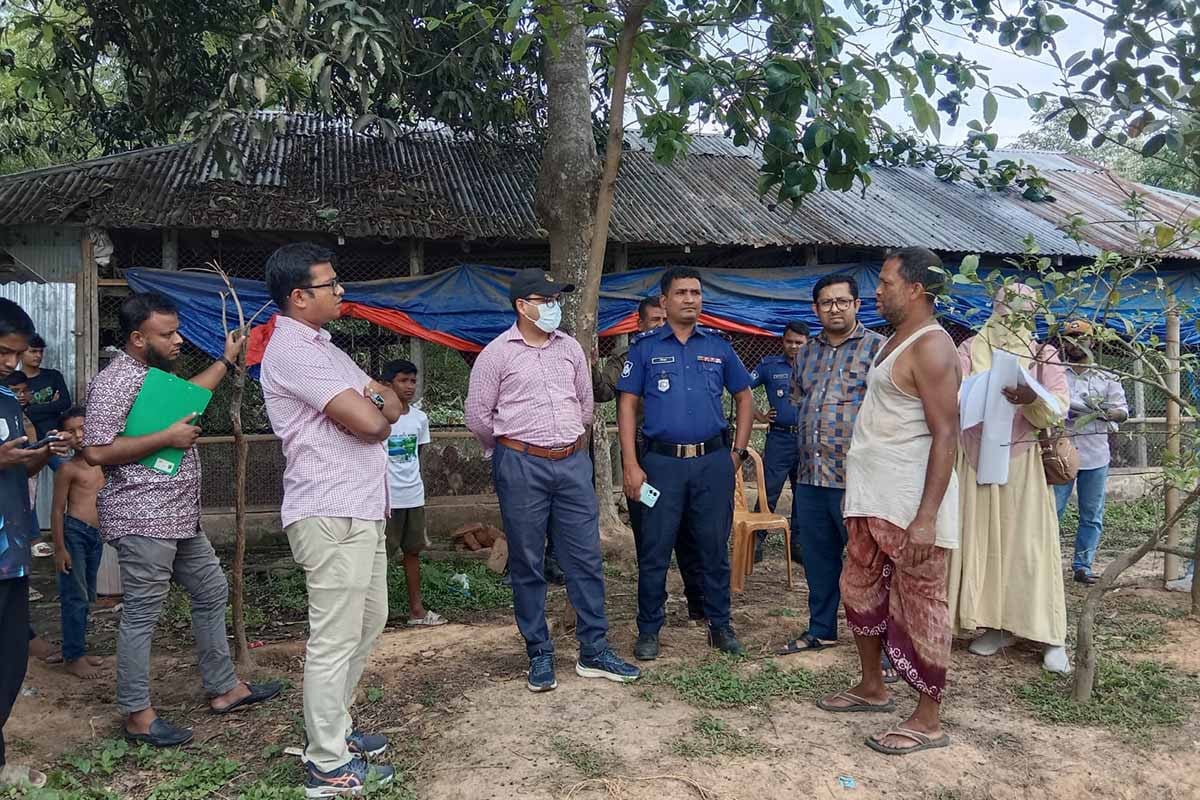 বুড়িচংয়ে সরকারি খাস জমির পাহাড় কাটার অভিযোগে জরিমানা