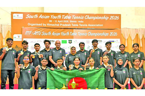 দক্ষিণ এশিয়ান টিটিতে রানার্সআপ বাংলাদেশ