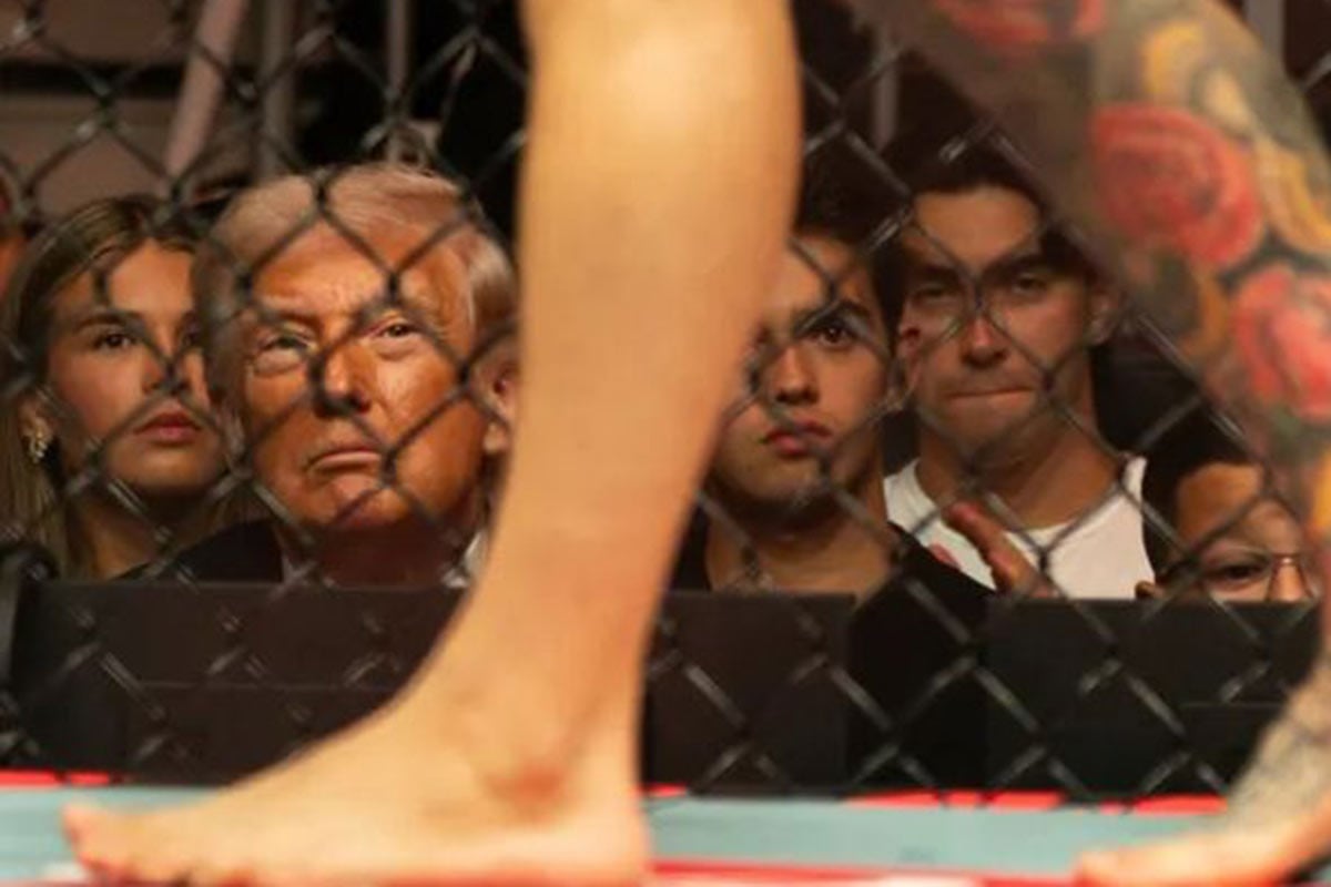 শান্তি আলোচনা যখন ব্যর্থ হচ্ছিল, ট্রাম্প তখন কুস্তি খেলা দেখছিলেন