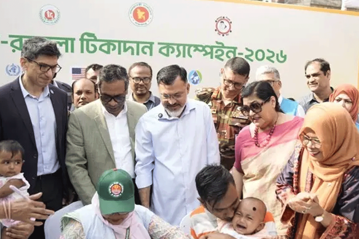 ডিএনসিসির ৫৯৯ কেন্দ্রে দেওয়া হচ্ছে হাম-রুবেলার টিকা