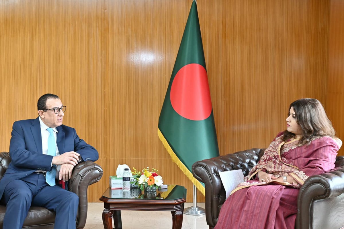 পররাষ্ট্র প্রতিমন্ত্রীর সঙ্গে ফিলিস্তিন রাষ্ট্রদূতের সাক্ষাৎ