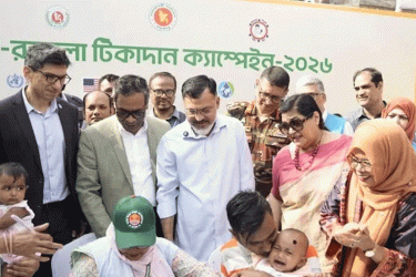 ডিএনসিসির ৫৯৯ কেন্দ্রে দেওয়া হচ্ছে হাম-রুবেলার টিকা