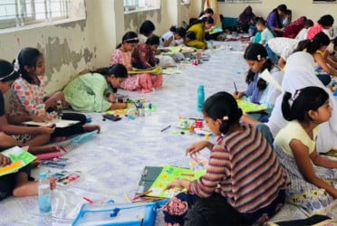 গোপালগঞ্জে নববর্ষ উপলক্ষে চিত্রাঙ্কন প্রতিযোগিতা