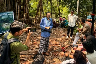 ধানমন্ডি লেকে এআইইউবি শিক্ষার্থীদের জীববৈচিত্র্যের পাঠ