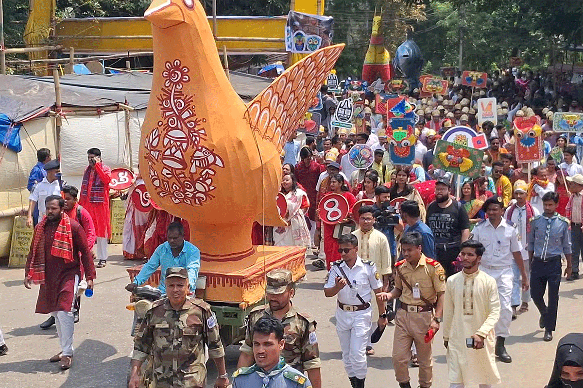 চবিতে বৈচিত্র্যময় পহেলা বৈশাখ উদযাপন