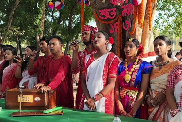 নানা আয়োজনে মেহেরপুরে পহেলা বৈশাখ উদযাপন