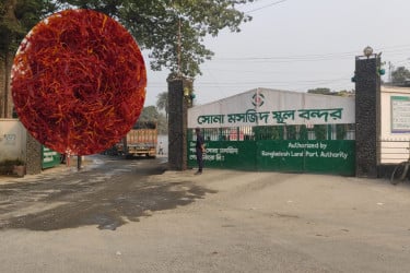 রেড গ্রাসের নামে ভারত থেকে ৮ কোটি টাকা মূল্যের জাফরান আমদানি