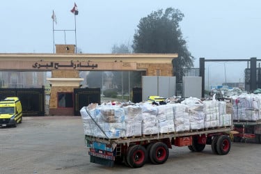 গাজায় ৫৩০ টন মানবিক সহায়তা পাঠাল আফগানিস্তান