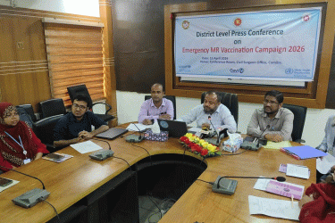 সোমবার কুমিল্লায় হাম-রুবেলা টিকাদান ক্যাম্পেইন শুরু