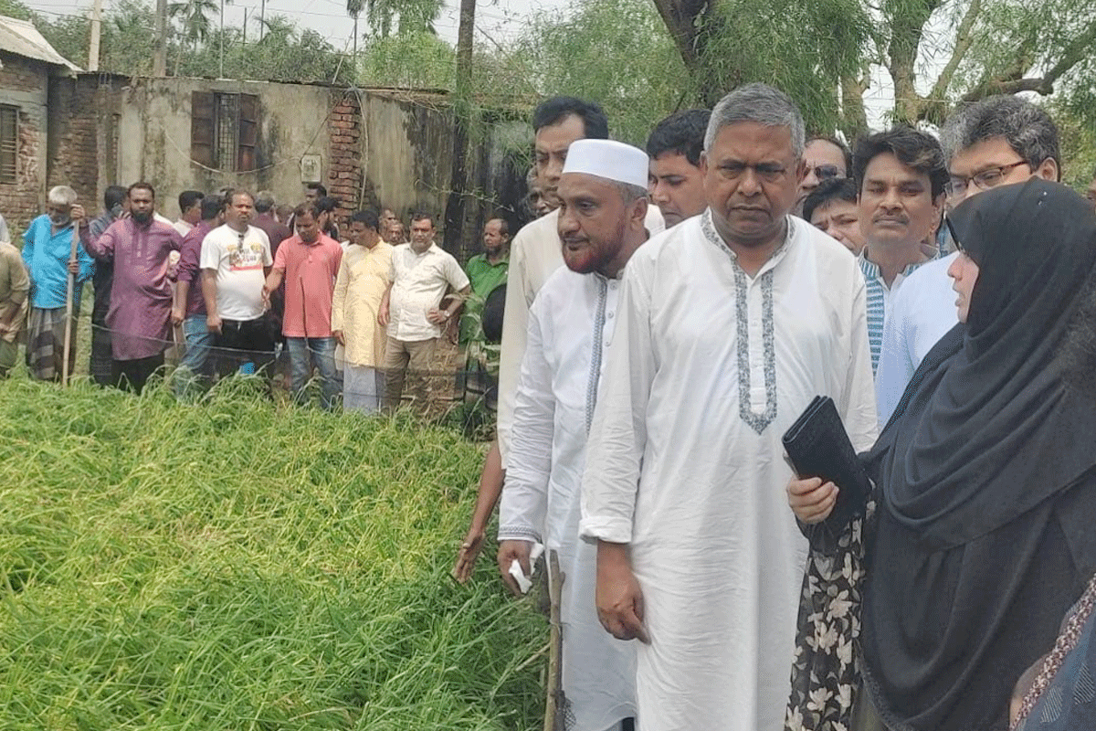শ্রীপুরে ঝড়-শিলাবৃষ্টি: ৩০০ হেক্টর ধান ক্ষতিগ্রস্ত, ৪০টি ঘর সম্পূর্ণ বিধ্বস্ত