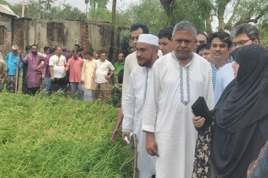 শ্রীপুরে ঝড়-শিলাবৃষ্টি: ৩০০ হেক্টর ধান ক্ষতিগ্রস্ত, ৪০টি ঘর সম্পূর্ণ বিধ্বস্ত