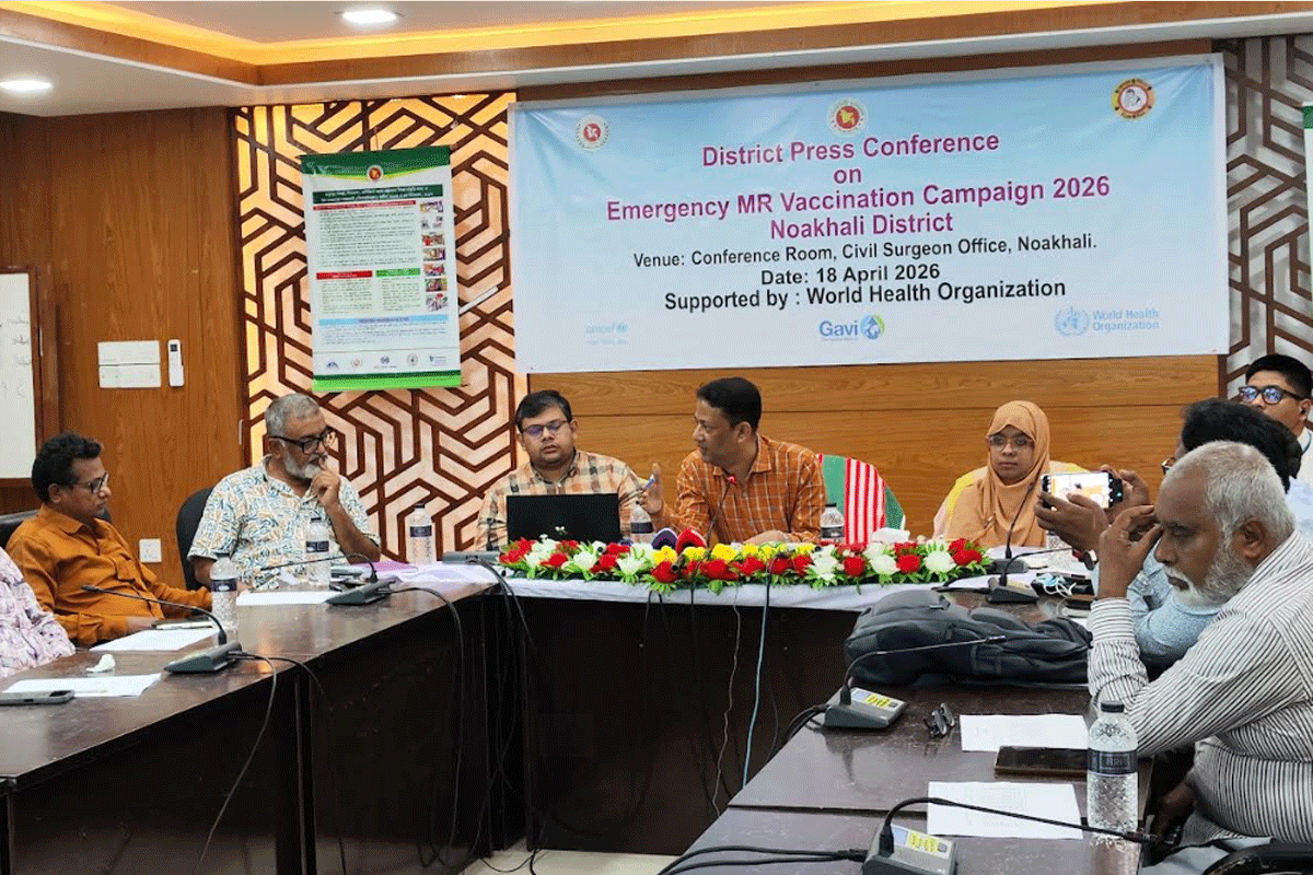 নোয়াখালীতে ৫ লাখ শিশুকে টিকা দেওয়ার সিদ্ধান্ত
