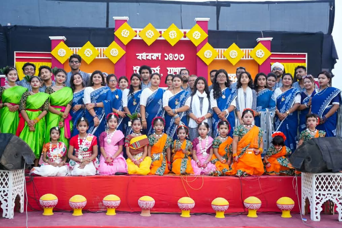 বর্ণাঢ্য আয়োজনে যশোরে উৎকর্ষের বর্ষবরণ