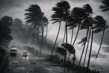 যে অঞ্চলে সন্ধ্যার মধ্যে ঝড় ও বজ্রসহ বৃষ্টির আশঙ্কা