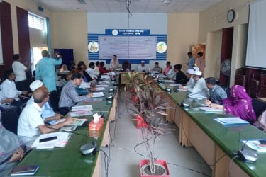 চাঁপাইনবাবগঞ্জে ক্লাইমেট রেজিলিয়েন্ট প্ল্যান শীর্ষক কর্মশালা অনুষ্ঠিত