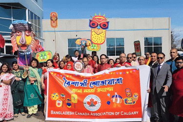 কানাডার ক্যালগারিতে বৈশাখী মেলায় আলবার্টার প্রধানমন্ত্রী