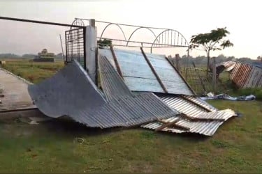 ব্রাহ্মণবাড়িয়ায় কালবৈশাখী ঝড়ে বসতঘর ও দোকান লন্ডভন্ড