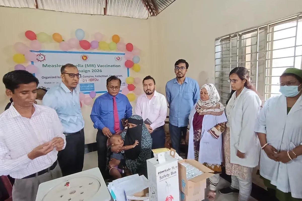 ফটিকছড়িতে হাম-রুবেলা টিকাদান ক্যাম্পেইনের উদ্বোধন