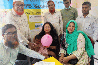 টাঙ্গাইলে হাম-রুবেলা টিকাদান ক্যাম্পেইনের উদ্বোধন