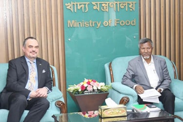 খাদ্য প্রতিমন্ত্রীর সঙ্গে যুক্তরাষ্ট্রের রাষ্ট্রদূতের সাক্ষাৎ