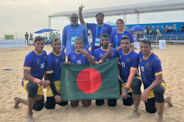 এশিয়ান বিচ গেমসে এক দিনে দুই জয় বাংলাদেশের