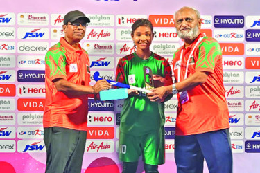 ১০ গোলের রোমাঞ্চকর ম্যাচে বাংলাদেশের ড্র