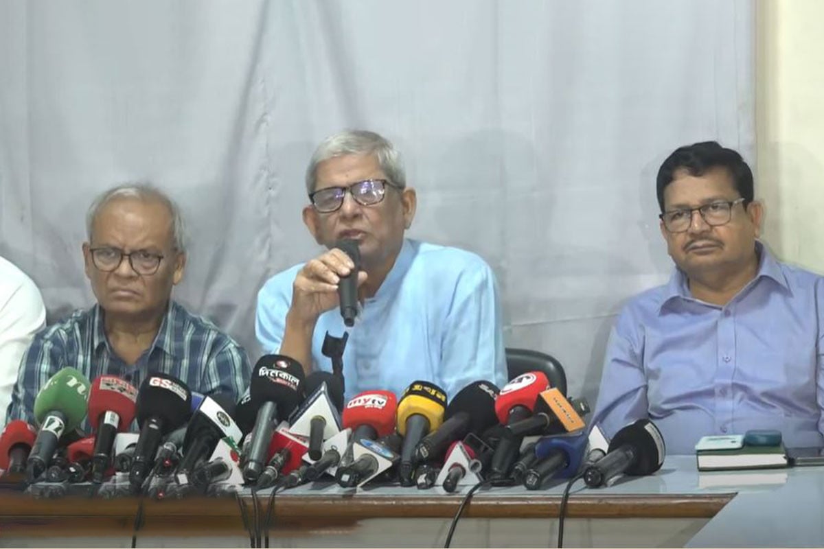 নির্বাচনের আগে থেকেই রাজনৈতিক স্থিতিশীলতা নষ্ট করছে জামায়াত: মির্জা ফখরুল